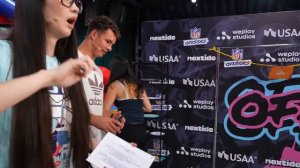Kyren Williams, Ladd McConkey, @extraemily & @nmplol  Compete in Co-Op Challenges! | NFL Offsides