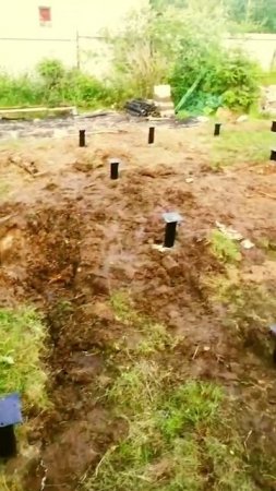 Установка свайно-винтового фундамента в СНТ Энергетик