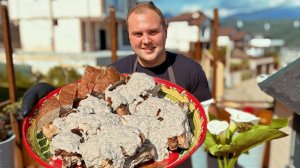 КУРИЦА ПО-ДЕРЕВЕНСКИ / КУРИЦА НА МАНГАЛЕ С ГРИБНЫМ СОУСОМ