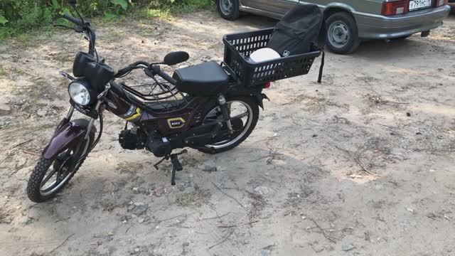 Мопед "Дельта". Пробег спустя 800 км.