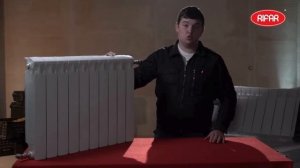 Rifar Monolit  установка радиатора с боковым подключением