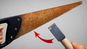 Оригинальный способ заточить пильное полотно до остроты бритвы! Супер Полезная идея