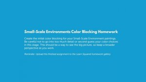 3. Small-Scale Environments Color Blocking Homework
