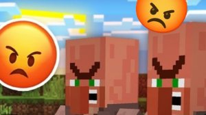 5 способов как разозлить жителей в майнкравт