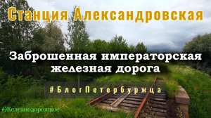Станция Александровская. Заброшенный императорский путь