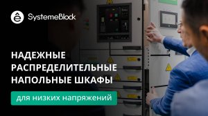 SystemeBlock: надежные распределительные напольные шкафы для низких напряжений