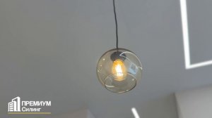 Натяжной потолок DEKEN с световыми линиями
