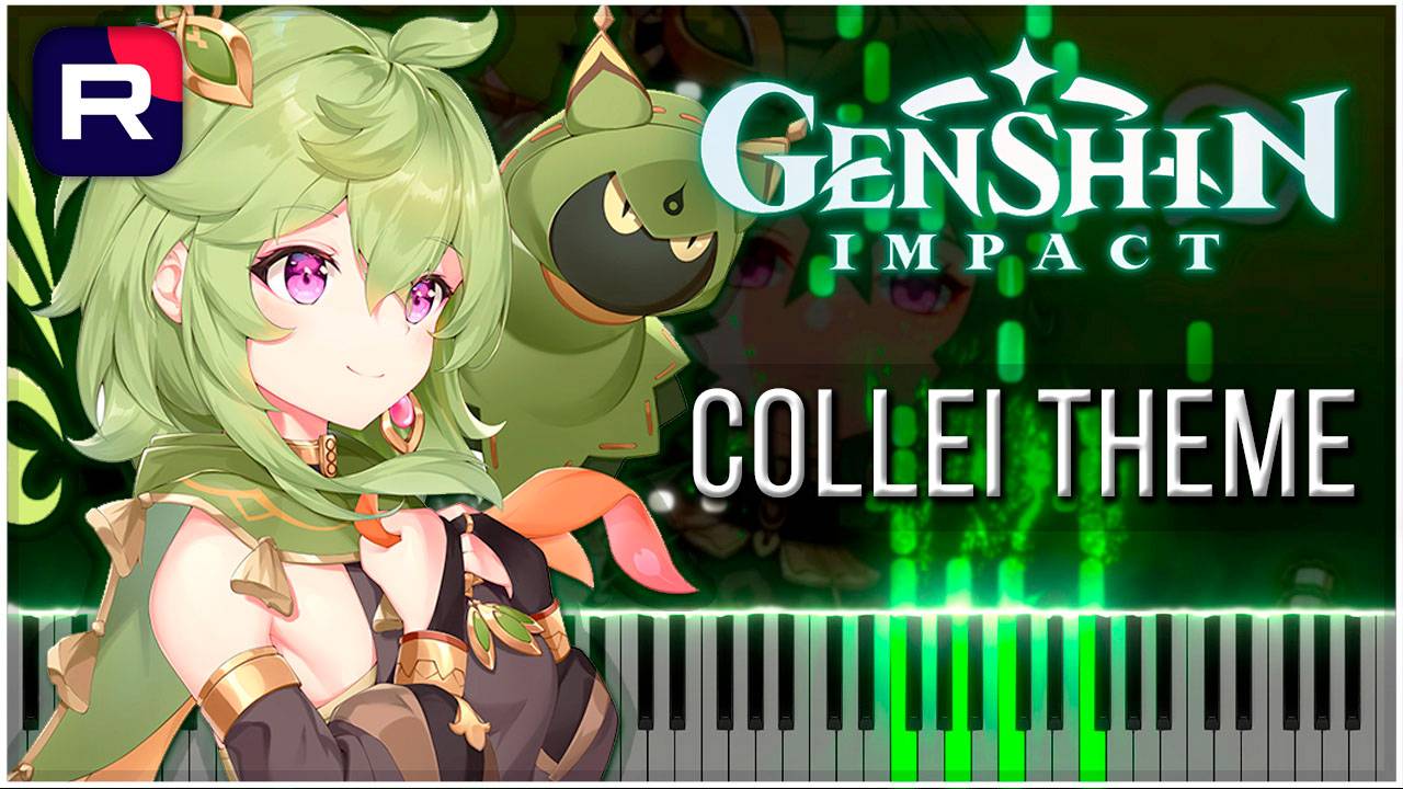 Collei Theme: Sprout in the Thicket (Genshin Impact) - Synthesia / КАВЕР НА ПИАНИНО