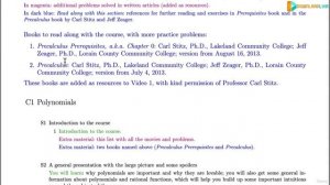 1. Introduction to the course