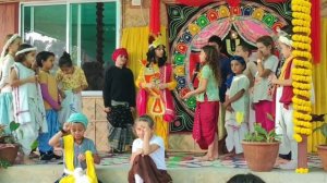 Gita Jayanti celebration in OLV School in Mayapur Dham
