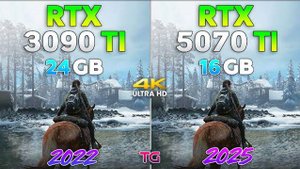 RTX 5070 Ti vs RTX 3090 Ti - Test in 10 Games | 4K