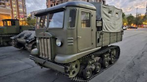 Быстроходный трактор СТЗ-5, выставка "Моторы Войны", 24 апреля 2025