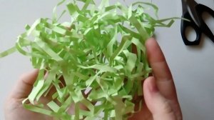 Быстрый способ сделать бумажную стружку своими руками для декора, для упаковки