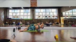 Раскатка позвоночника на ролле. 18.07.25 тренировка с Любовью Жуковской