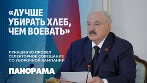 Лукашенко о дисциплине: умри, но выполни и будет толк | Селекторное совещание по уборочной. Панорама