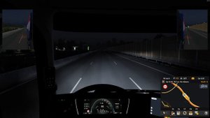 Мелодичная ночная поездка | BomboCat в ETS2