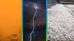 Пыльная буря, гроза и град в Казахстане. Знойная жара в Азербайджане и Кыргызстане. Погода в СНГ