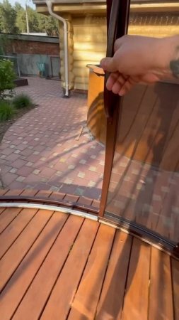 Купол с половиной открывания для бассейна #куполурал #куполдлябассейна