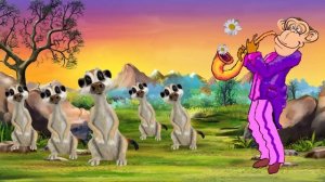 Детская песенка-мультик для самых маленьких "Одинокий жирафёнок" Поёт Марина Багинская