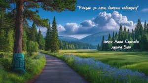 “Рюкзак за плечи, ветрам навстречу” стихи Анны Сеничевой музыка Suno