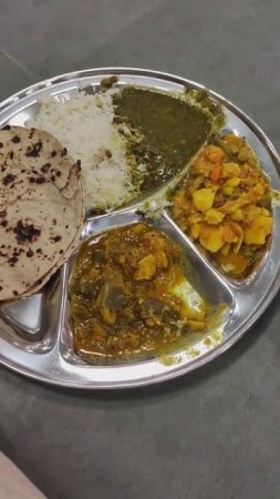 Prasad in Iscon Vrindavan Goshala #vrindavan #prasadam #goshala