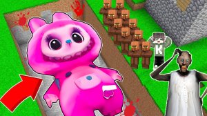 НАШЕЛ ОГРОМНЫЙ СЕКРЕТ ИГРУШКИ ЛАБУБУ В ДОМЕ БАБКИ ГРЕННИ В МАЙНКРАФТ