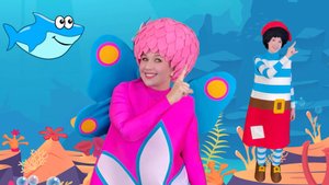 Акуленок ту ру ру - Песенка  для детей на английском - Чударики. Baby Shark - Зарядка с движениями