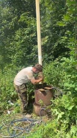 Ремонт скважины и замена ЭЦВ насоса в СНТ Лесное Фрязино