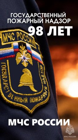 🎉 С Днём образования Государственного пожарного надзора!