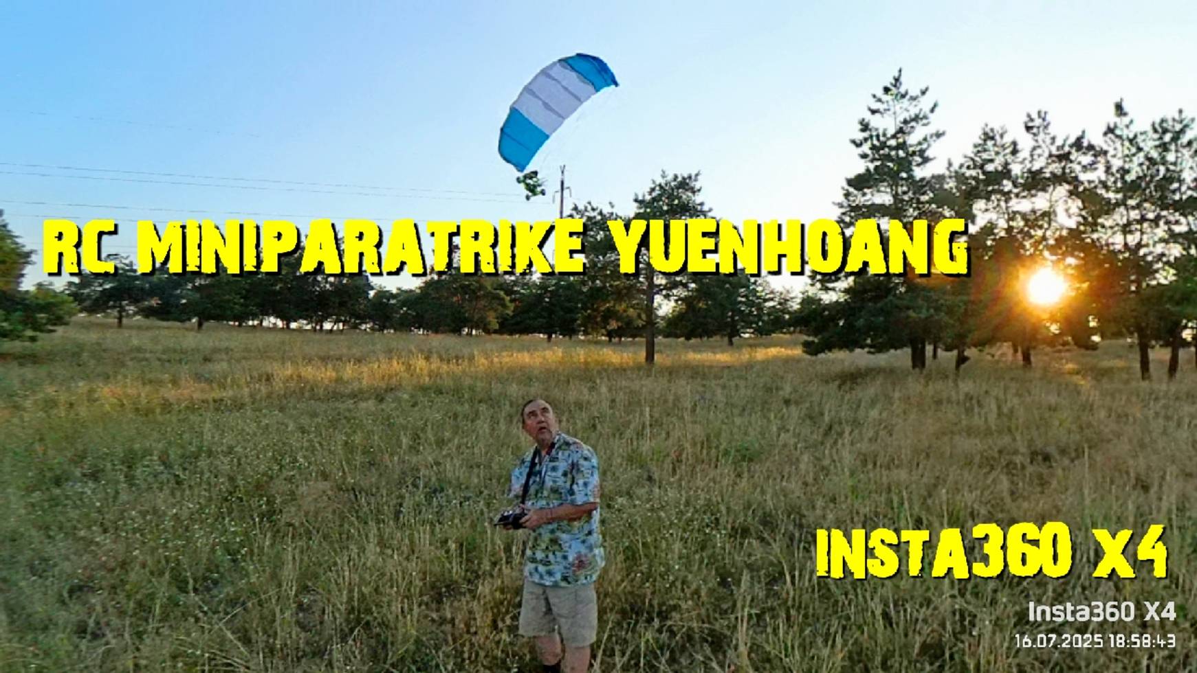 RC Miniparatrike YUENHOANG  Mini360 GO3S