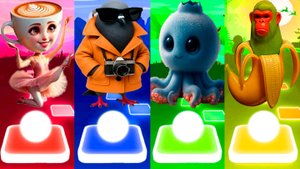 БАЛЕРИНА КАПУЧИНО 🆚 ШПИОНИРО ГОЛУБИРО 🆚 БЛУБЕРРИ ОКТОПУСИНИ 🆚 ШИМПАНЗИНИ БАНАНИНИ | Tiles Hop №88