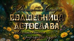 Сказка про волшебницу Летославу. Повелительница природных чудес.