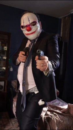 Косплей на Payday 2 в стиле Джона Уика тоже "удался"