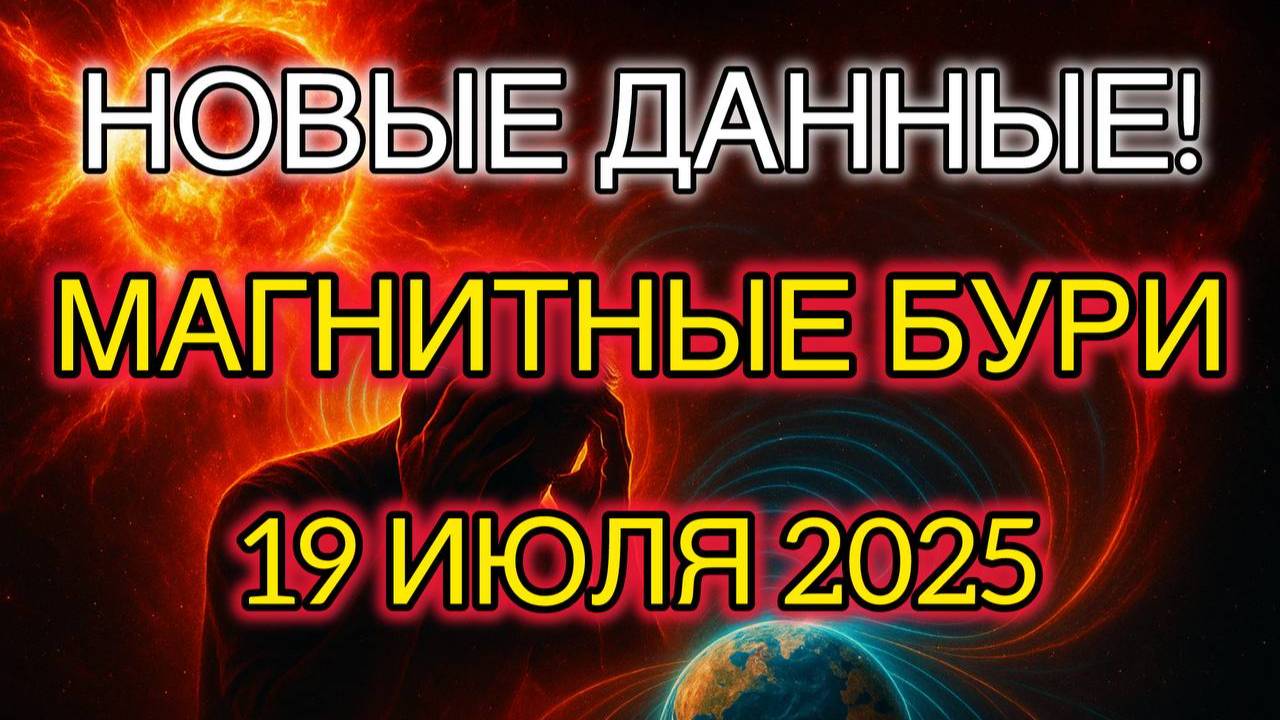 🚨 НОВЫЕ ДАННЫЕ! МАГНИТНЫЕ БУРИ 19 ИЮЛЯ 2025 — СИЛЬНЫЙ УДАР ПО ЗЕМЛЕ!