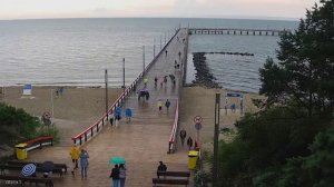 Центральный пирс 24 часа, Паланга, Литва, июль 2025