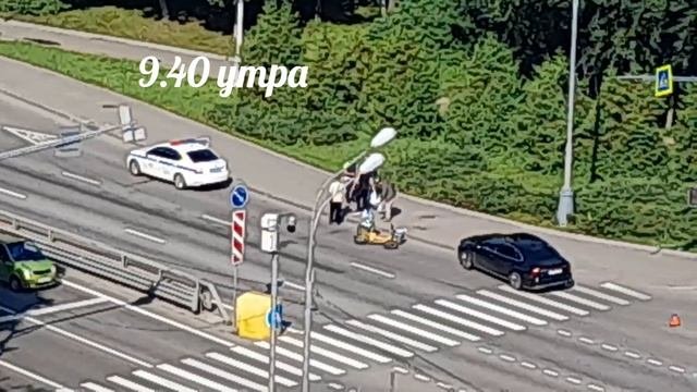 ДТП С МОПЕДОМ И ЛЕГКОВУШКОЙ МОСКВА 18.07.25