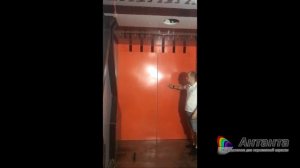 Печь для порошковой окраски с внутренней перегородкой