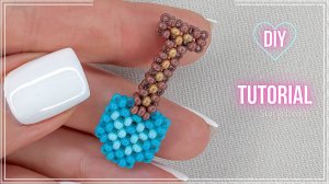 Как сплести 2D Лопату  ( Shovel ) из бисера крестиком из игры Minecraft