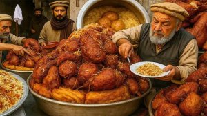 САМАЯ ДЕШЕВАЯ УЛИЧНАЯ ЕДА ПЕШАВАРА l КАБУЛИ ПУЛАО l РЕЦЕПТ БИРЯНИ l ЖАРЕНАЯ КУРИЦА l УЛИЧНАЯ ЕДА