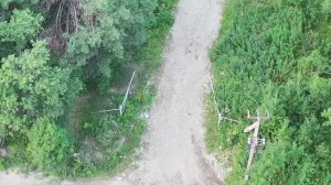 Сад Урал дорога от шлагбаума