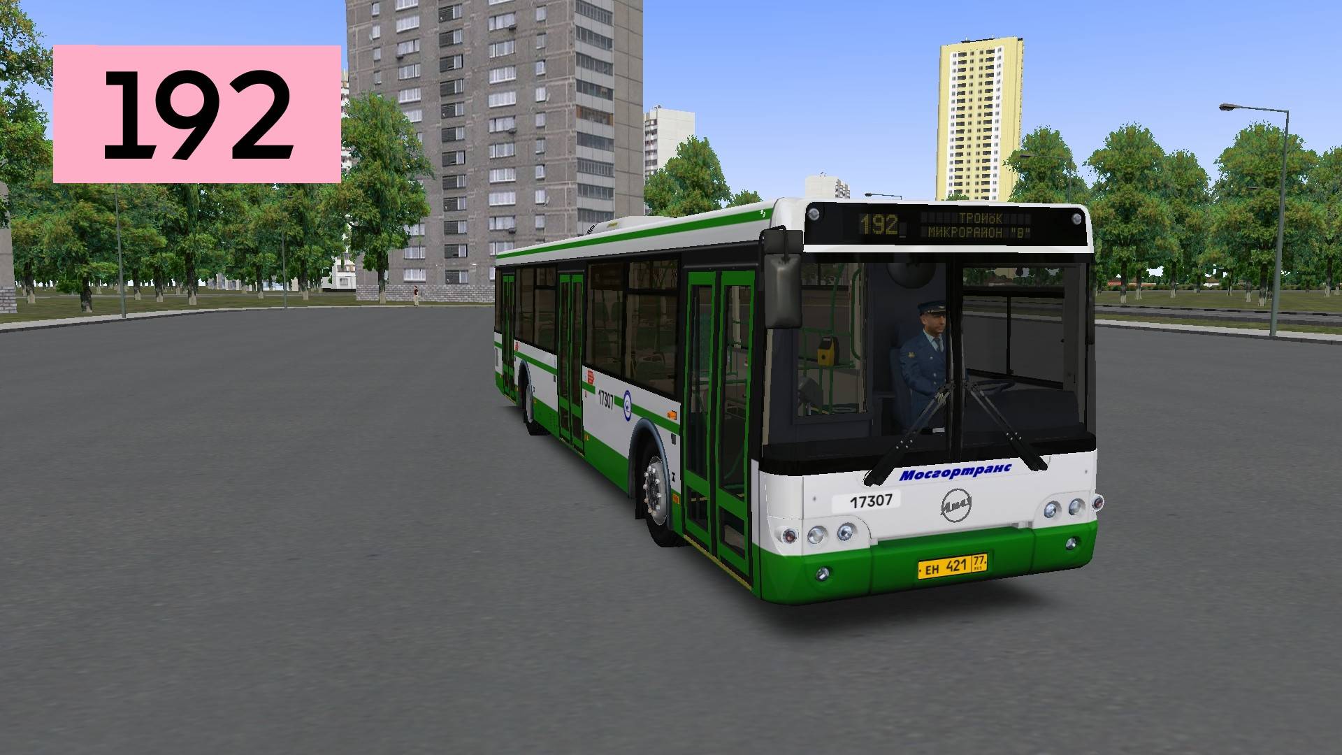 OMSI 2: Автобус №192 Троицк микрорайон "В" - Деревня Пучково смотреть онлайн