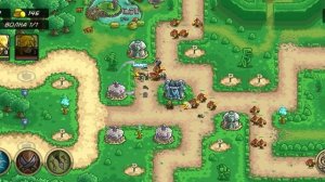 Kingdom Rush Origins - Королевские сады - Железное испытание - Ветеран - (Без комментариев)