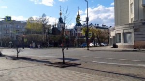 Кокосик гуляет по городу Красноярск