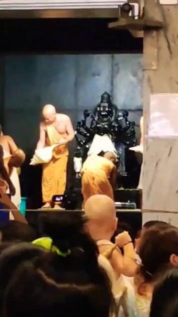 Part 2 Narasimha Dev Panchamrita Abhishek 30,8,2023 #mayapur #narasimha #Dev #abhishek #shorts