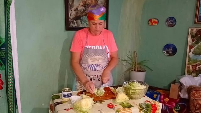 Жизнь в деревне.  Удивительный салат