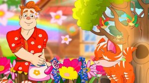 Веселая  песенка🌸 Я Садовник молодой: мультик по любимой игре Мультики для малышей 🌸