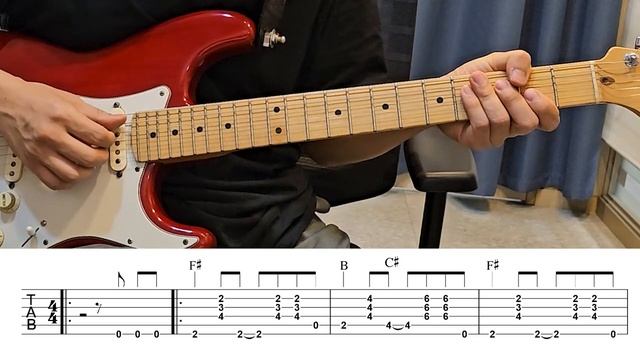 Уроки игры на электрогитаре | How to Play Give Me One Reason (Tracy Chapman) Main Rhythm Guitar