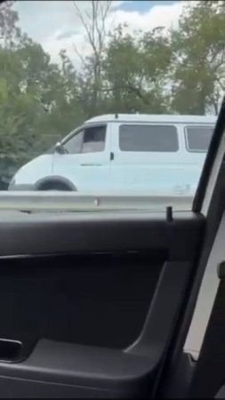 В Дагестане водитель маршрутки хотел объехать пробку,но карму никто не отменял.