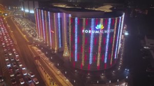 Новогоднее оформление Торгового Цента площадью 6000 м2