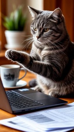 Веселые котики №418